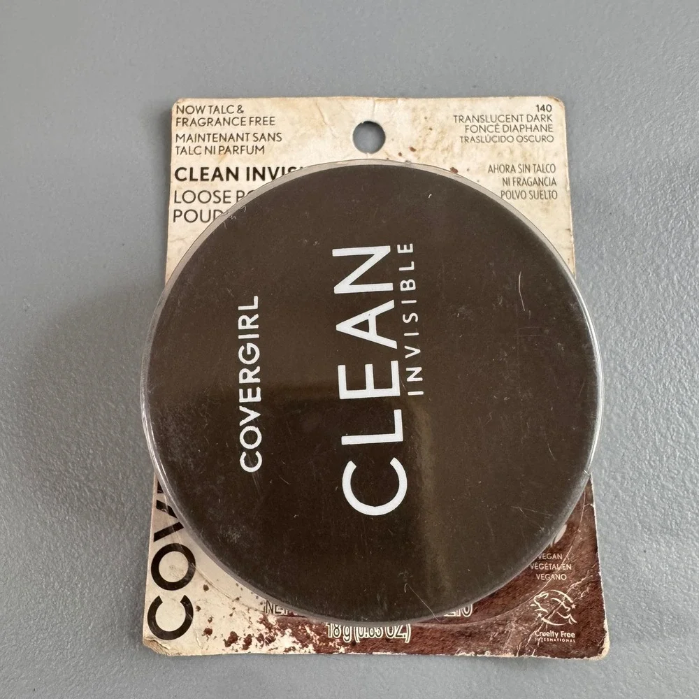 Covergirl Clean Invisible Loose Powder Women 18g 140 Translucent Dark Good Vegan